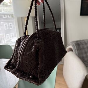 Vintage Bottega Veneta Brown Woven Bag